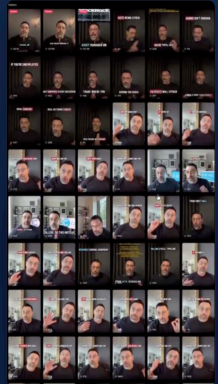 60M+ TikTok views — content library