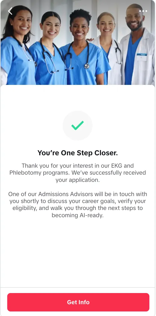 Lead confirmed in TikTok